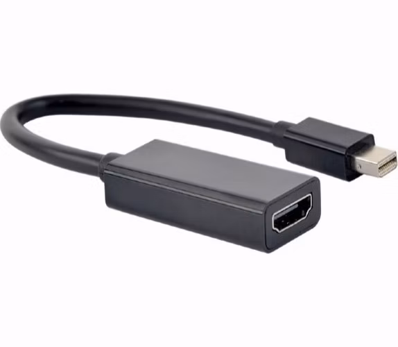 Gembird adaptér Mini DisplayPort (M) na HDMI (F), 4K, 0.15 m kábel, čierny
