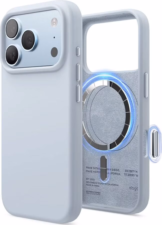 Elago kryt Silicone Case Magsafe pre iPhone 18 Pro Max/17 Pro Max - Light Blue