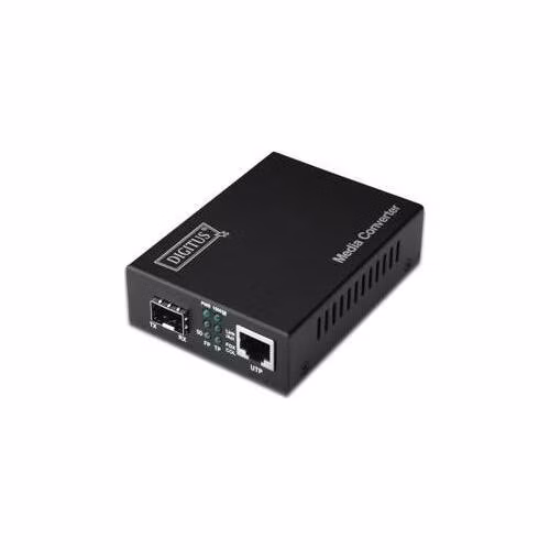Digitus Media Converter 10/100/1000Base-T to SFP slot + zdroj 80km - bez SFP modulu