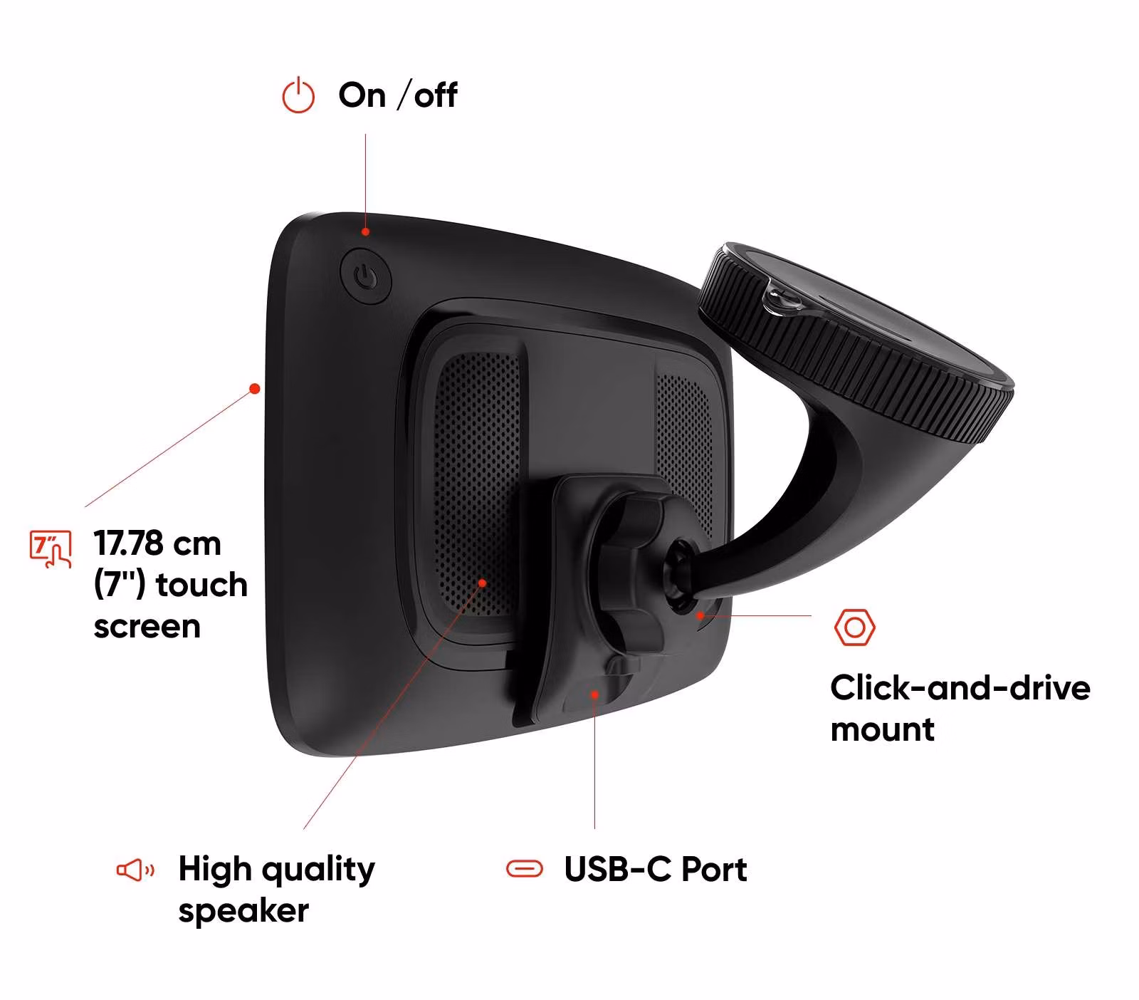 BAZAR - TomTom GO Camper Max 700 - Poškozený obal (Komplet)