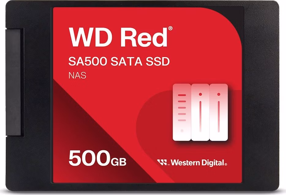 WD RED SSD SA500 500GB Powered by SANDISK / Interní / 2,5" / SATAIII / 3D NAND
