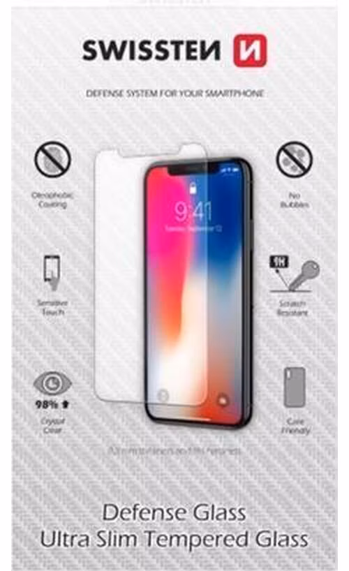 SWISSTEN OCHRANNÉ SKLO XIAOMI REDMI NOTE 10 5G/POCO M3 PRO 5G ČERNÉ