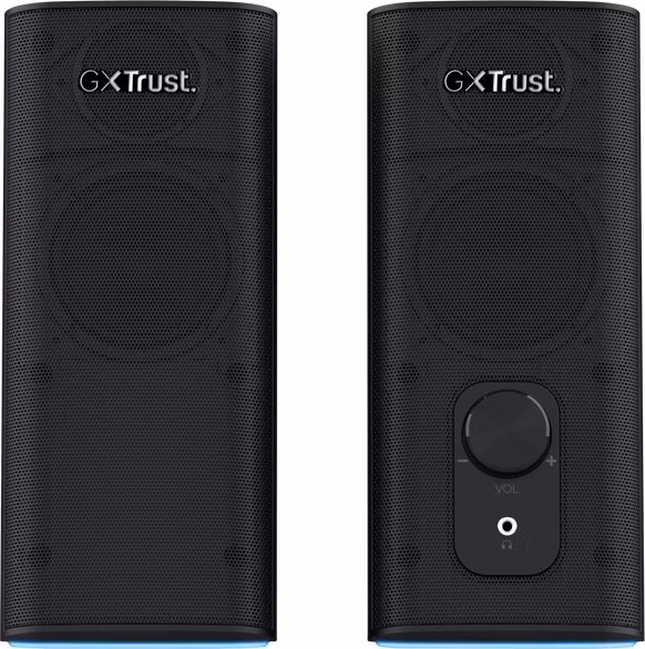 TRUST reproduktory GXT 612 CETIC RGB-Illuminated 2.0 Speaker Set, Bluetooth, černá