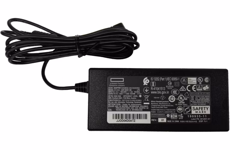 HPE NW AP-AC2-48C 48V/50W AC/DC Pw Ad 1.35/ 3.5mm