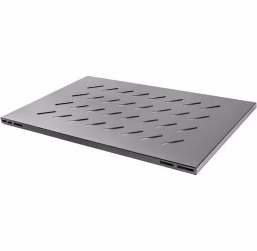 LANBERG 19" PEVNÁ POLICE PRO OTEVŘENÝ RACK 1000 MM 1U/480,5X780 MM MAX. NOSNOST DO 120 KG ČERNÁ