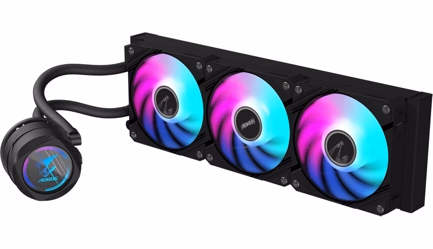 GIGABYTE vodní chladič AORUS WATERFORCE 360 II, 3x120mm, ARGB