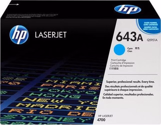 HP toner 643A/Cyan/10 000 stran