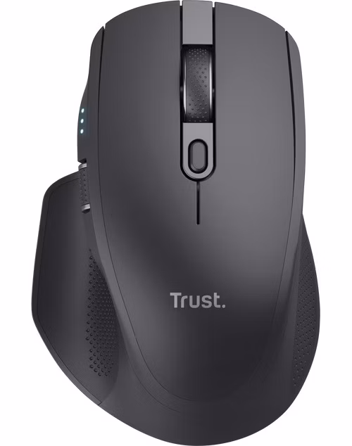 Trust Ozaa+/Kancelářská/Optická/Pro praváky/3 200 DPI/USB+BT/Černá
