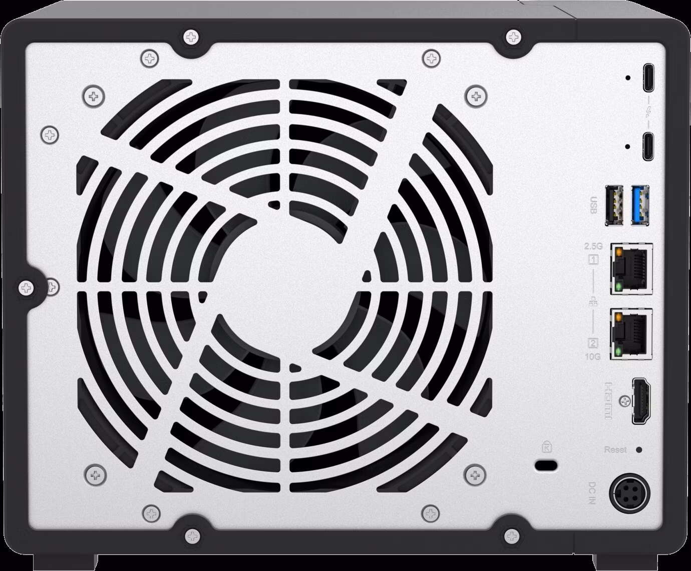 QNAP TS-h966TX-8G (i3 6core, ZFS, 8GB RAM, 5x 3,5" SATA + 4x 2,5" U.2, 2x 2,5GbE, 2x Thunderbolt 4)