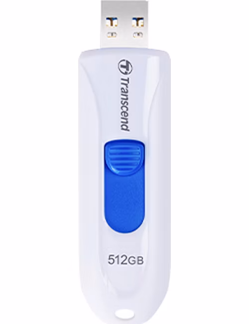 Transcend 512GB JetFlash 790W, USB 3.0 (3.1 Gen 1) flash disk, bílo/modrý