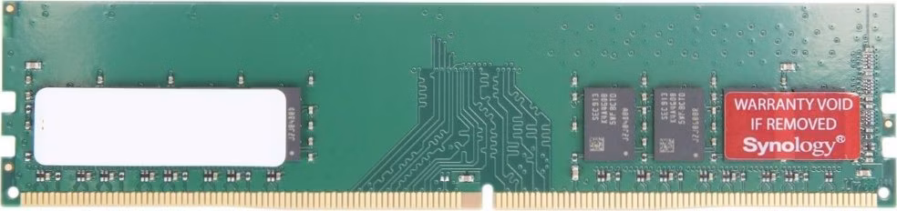 Synology 4GB DDR4-2666 non-ECC unbuffered DIMM 288pin 1.2V, RS2818RP+, RS2418RP+, RS2418+