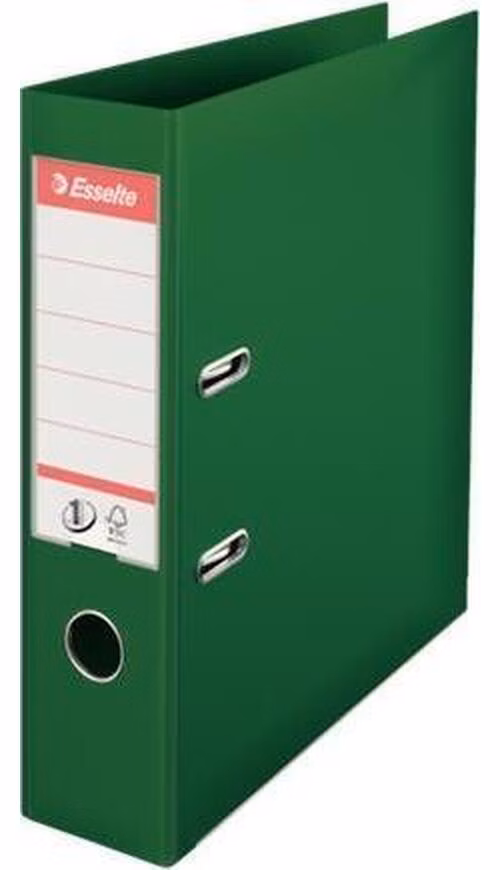ESSELTE No. 1 pákový pořadač Power A4 75mm zelený
