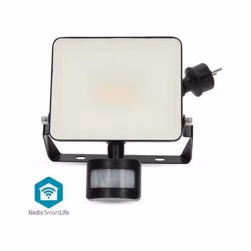 Nedis WIFILOFS21FBK Venkovní světlo Smartlife | Pohybový senzor | 1620 lm | Wi-Fi | 20 W | Hliník | Android™ / IOS
