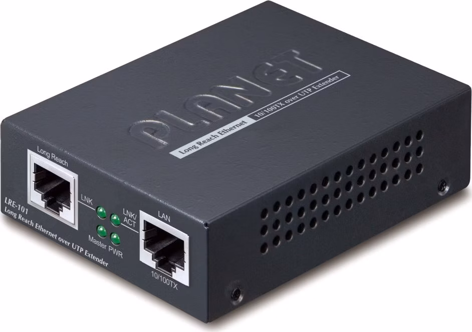 Planet LRE-101, UTP extender 100Base-TX, LRE (IEEE 1901), dosah 800m