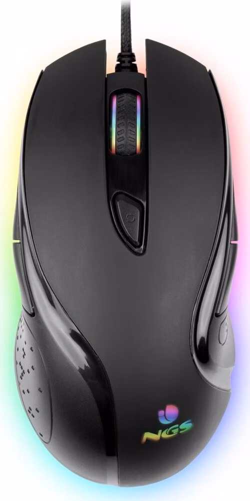 NGS myš GMX-125/ Drátová/ Herní/ 8 tlačítek/ 7200dpi/ LED podsvícení/ USB