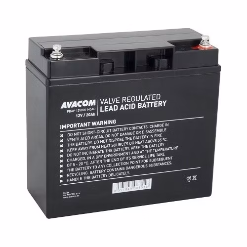 Avacom baterie 12V 20Ah M5 DeepCycle (PBAV-12V020-M5AD)
