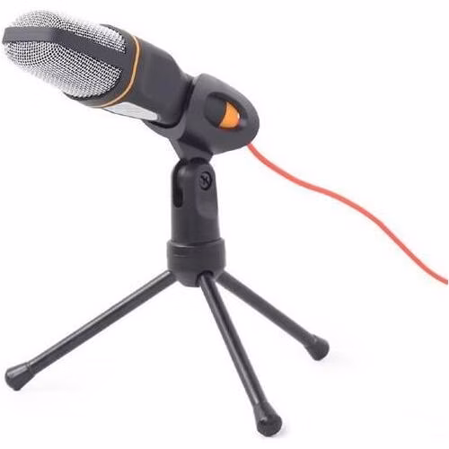 Gembird mikrofón, 3.5 mm jack, s držiakom a stojanom, všesmerový, kondenzátorový