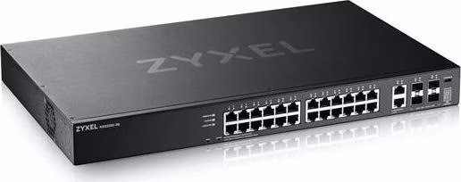 ZyXEL XGS2220-30, L3 Access Switch, 24x1G RJ45 2x10mG RJ45, 4x10G SFP+ Uplink, incl. 1 yr NebulaFlex Pro