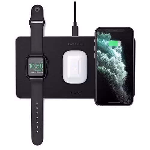 Satechi Trio Wireless Charging Pad - Space Gray* Vystavený*