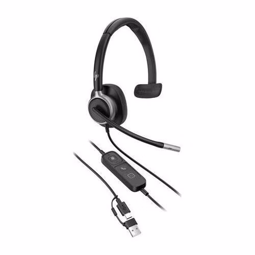 HP Poly Mission 615 náhlavní souprava Mono USB-C +USB-C/A