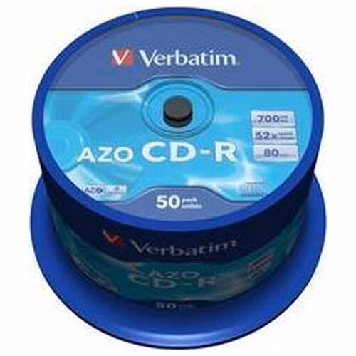 VERBATIM CD-R(50-Pack)Spindle/Crystal/DLP/52x/700MB