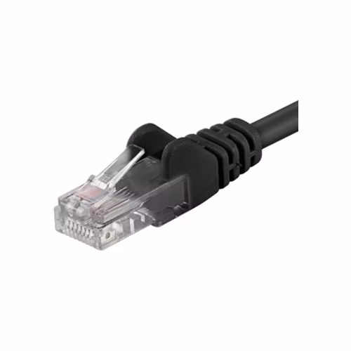PremiumCord Patch kabel UTP RJ45-RJ45 level 5e 1,5m černý