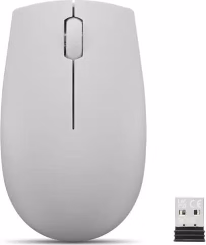 Lenovo 300 Wireless Compact Mouse  - Arctic Grey