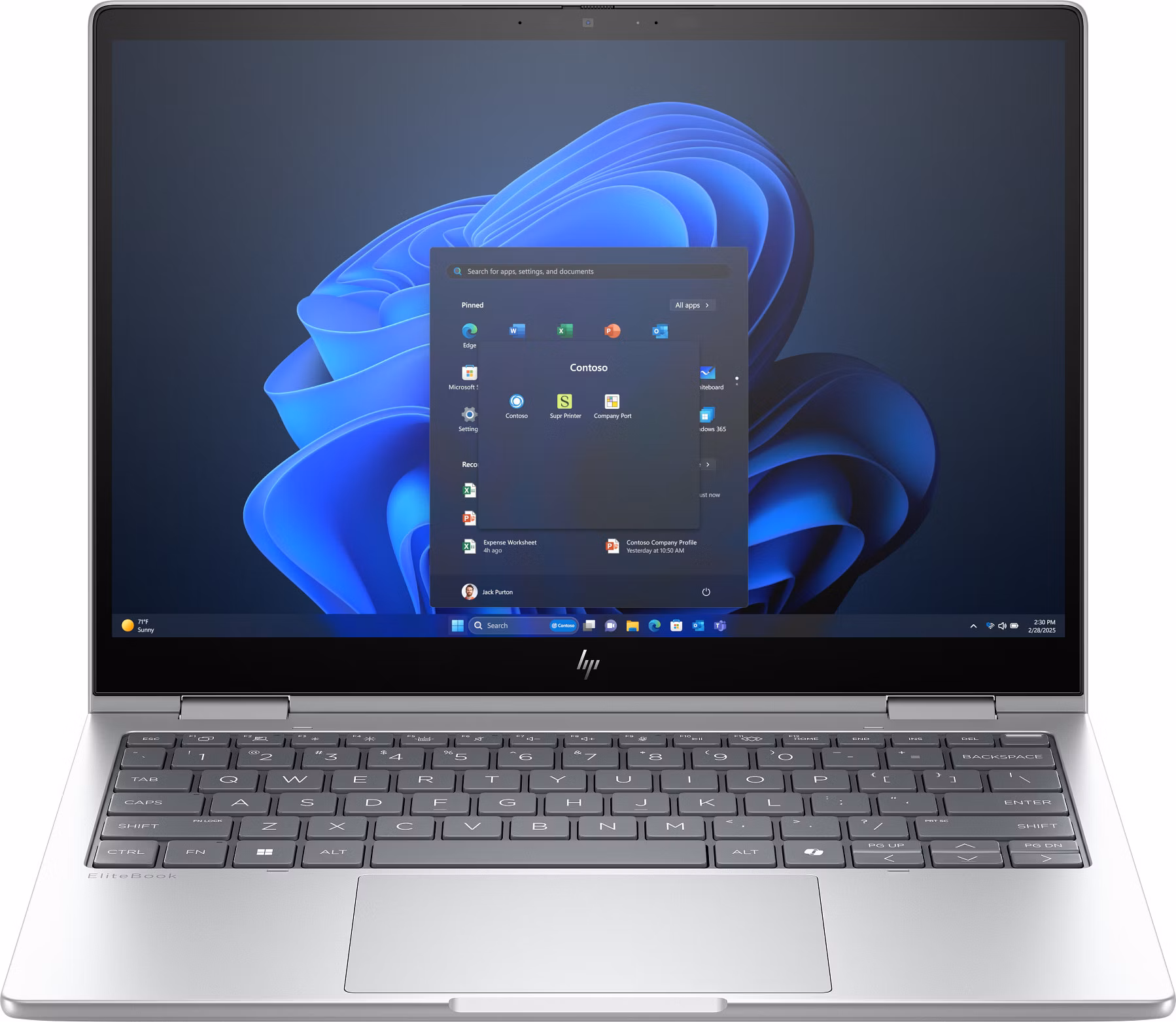 HP Elitebook 8 FLIP G1i/ Core™ Ultra 5 225U/ 32GB DDR5/ 512GB SSD/ Intel Graphics/ 13,3"WUXGA,touch/ W11P/ stříbrný