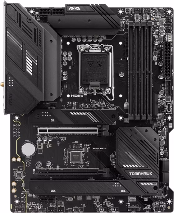 MSI MAG B760 TOMAHAWK WIFI, 1700, Intel B760, 4xDDR5, ATX