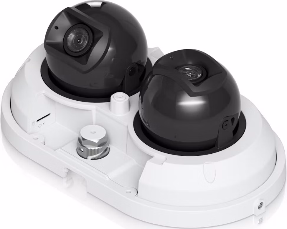 Ubiquiti UniFi AI Multi Sensor 2 W - kamera, 2x 8Mpx rozlišení, IR LED, AI detekce, IP66, IK10, 2.33x zoom, PoE+, bílá