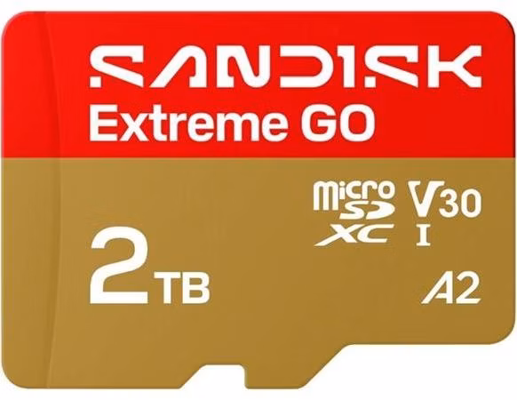 SanDisk Extreme GO MicroSD UHS-I 2TB 240MB/s(R) / 160MB/s(W)