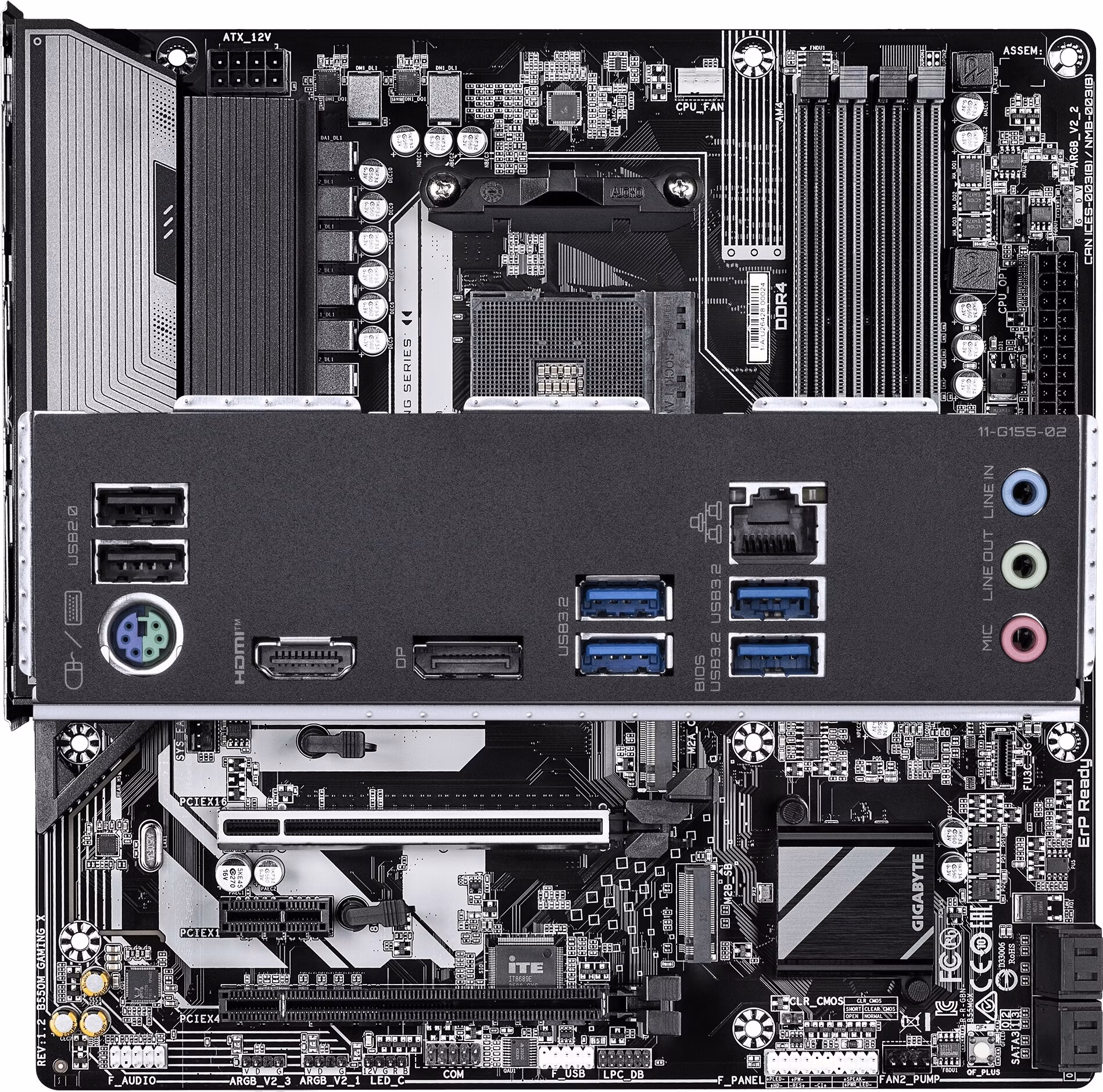 Gigabyte B550 GAMING X (Rev. 1.2)/AM4/mATX