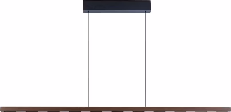 IMMAX NEO MADEIRA lineár osvětlení, dřevo ořech, 157cm, stmívatelné senzorem