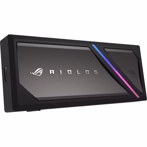 ASUS Externí box pro SSD M.2 ROG STRIX AIOLOS, USB 3.2 Gen 2x2, ARGB, černá