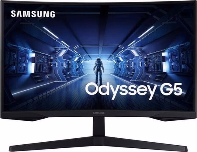 SAMSUNG MT LED LCD Gaming Monitor 32" Odyssey LS32CG552EUXEN -prohnutý, VA,1ms,165Hz,2560x1440,HDMI,Display Port