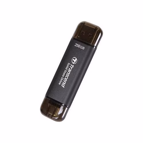 Transcend ESD310C 256GB, External SSD, USB 10Gbps, Type C/A