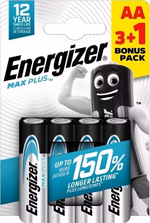 Energizer LR6/4 Max Plus AA 3+1 zdarma