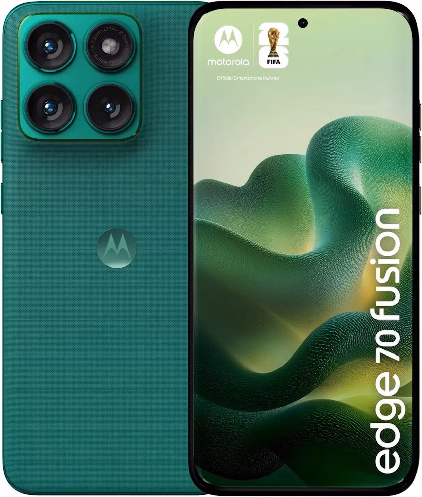 Motorola EDGE 70 Fusion - PANTONE Sporting Green   6,78"/ single SIM + eSIM/ 12GB/ 256GB/ 5G/ Android 16