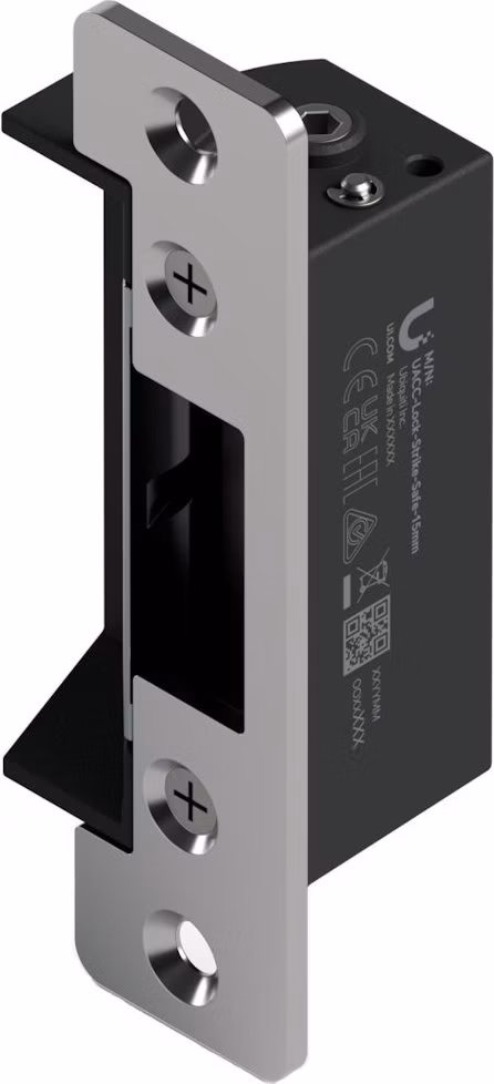 ROZBALENÉ - Ubiquiti UniFi Access Fail-Safe Strike Lock - Elektrický zámek pro UniFi Access hub, 15mm, Fail-Safe, 12V - V...