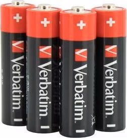 VERBATIM Alkalické baterie AA,  4 PACK , LR6