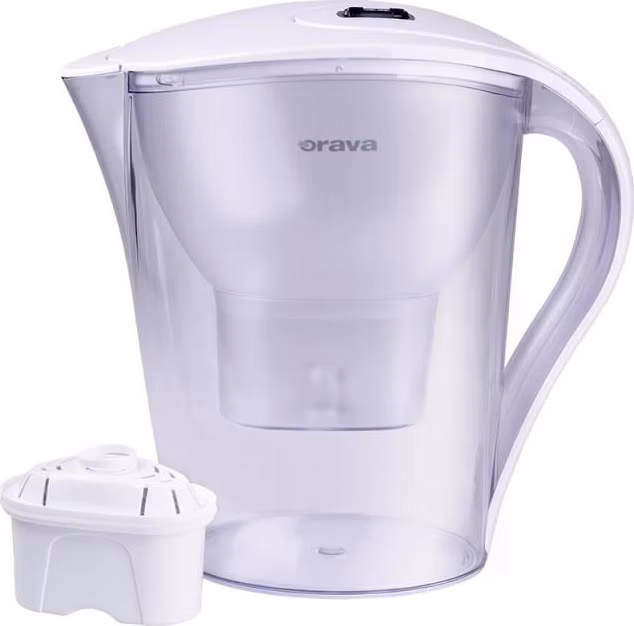 Orava WF-38 filtrační konvice na vodu, 3.8 l, 4-stupňová filtrační technologie, bílá