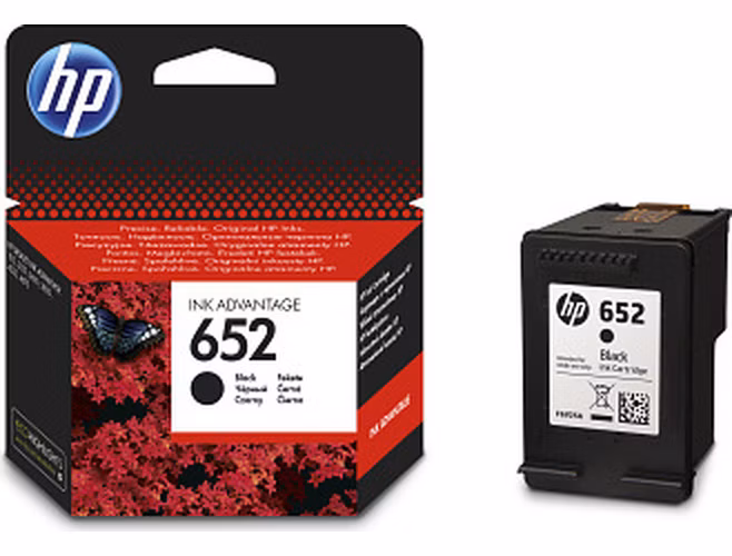 HP (652) F6V25AE - ink. náplň černá pro HP DeskJet Ink Advantage 1115, 2135, 3635, 3835, 4535, 4675 / cca. 360 stran