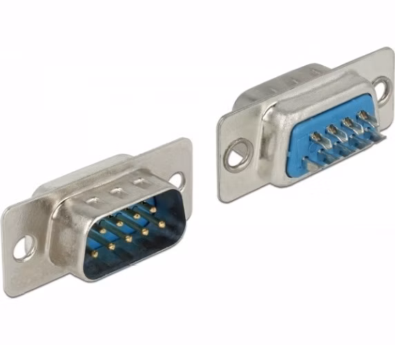 Delock Konektor Sub-D 9 pin samec