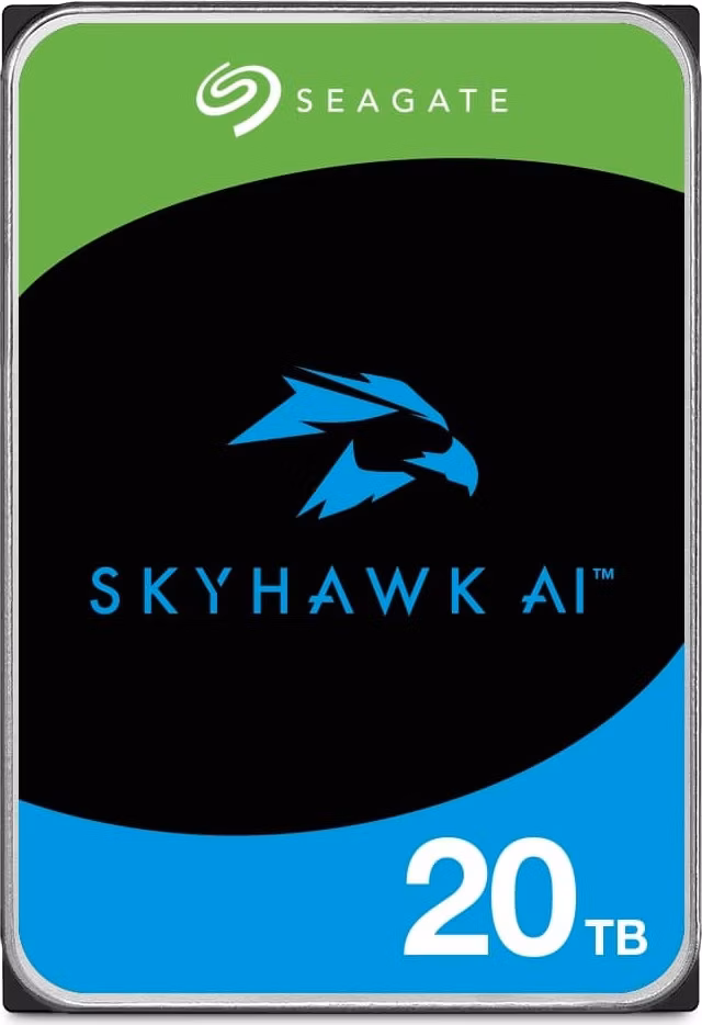 Seagate SkyHawk AI 20TB HDD / ST20000VE003 / Interní 3,5" / 7200 rpm / SATA 6Gb/s / 512 MB
