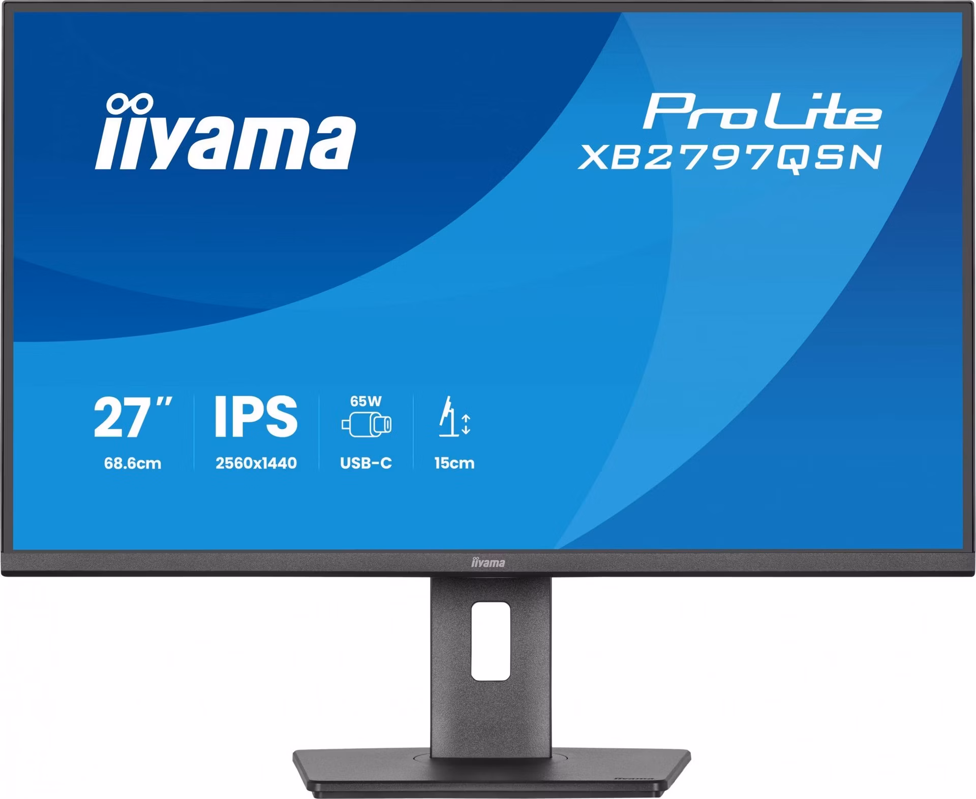 iiyama ProLite/XB2797QSN-B1/27"/IPS/QHD/75Hz/1ms/Čierna/5R