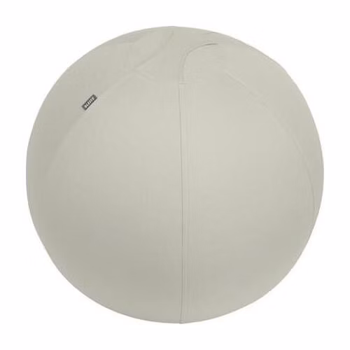 LEITZ Gymnastický míč na sezení Ergo s těžítkem proti odkutálení 65cm, sv. šedý