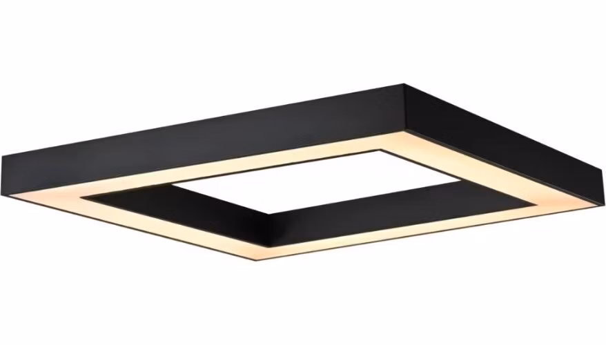 IMMAX NEO CANTO SLIM SMART stropní svítidlo 80 x 80cm 60W, černé, Zigbee 3.0, TUYA