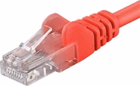 PremiumCord Patch kabel UTP RJ45-RJ45 CAT6 10m červená