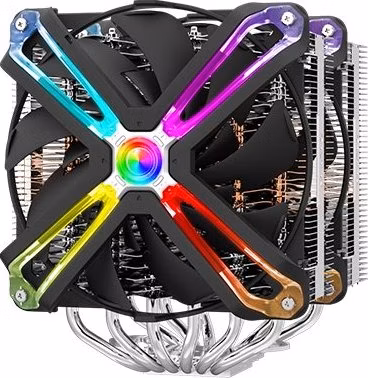 Zalman chladič CPU CNPS20X / 2x 140mm RGB ventilátor / heatpipe / PWM / výška 170mm / pro AMD i Intel