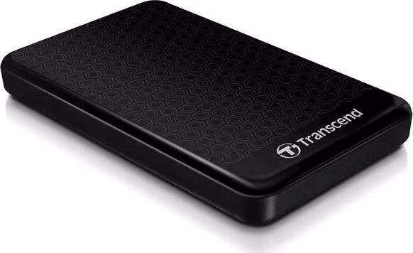 TRANSCEND 2TB StoreJet 25A3, 2.5”, USB 3.0 (3.1 Gen 1) Stylový externí odolný hard disk, černý se vzorem
